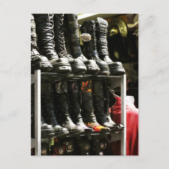 Boots Galore at Camden Markets, London Postcard (Front)