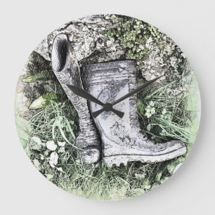 BOOTS LARGE CLOCK