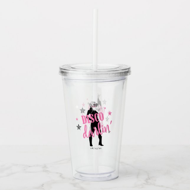 Boots 'n Bling Bachelorette Disco Darlin' ID925  Acrylic Tumbler (Front)