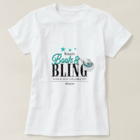 Boots 'n Bling Disco Bachelorette Teal ID925