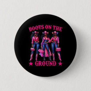 Boots On The Ground Boot Cowboy Western Cowgirl Li 2 Inch Round Button
