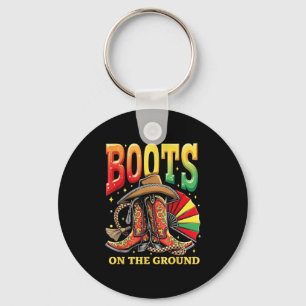 Boots On The Ground Juneteenth Cowgirl Country Wes Keychain