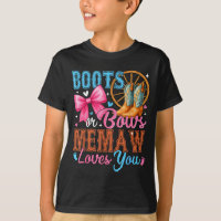 Boots Or Bows Memaw Loves You Gender Reveal Family