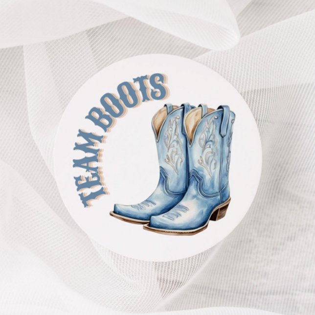 Boots or Bows Sexe Révéler Stickers Vote (Créateur téléchargé)