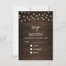 Boots & Roses RSVP Card