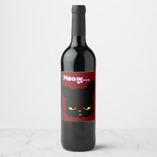 Boots the Cat Wine Label