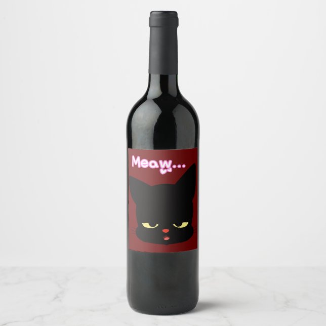 Boots the Cat Wine Label (Front)