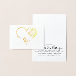 bootstomp heart gold foil foil card