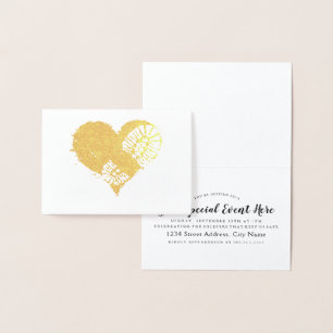 bootstomp heart gold foil foil card