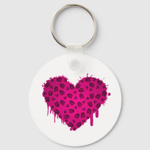 bootstomp heart keychain