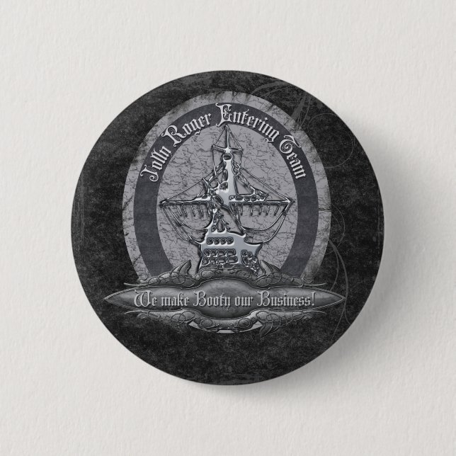 Booty Business 2 Inch Round Button (Front)