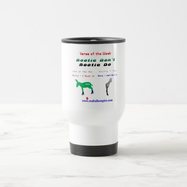 booty don't - big sip travel mug (Center)
