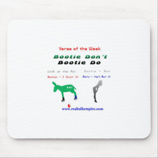 booty don't - mouse mouse pad