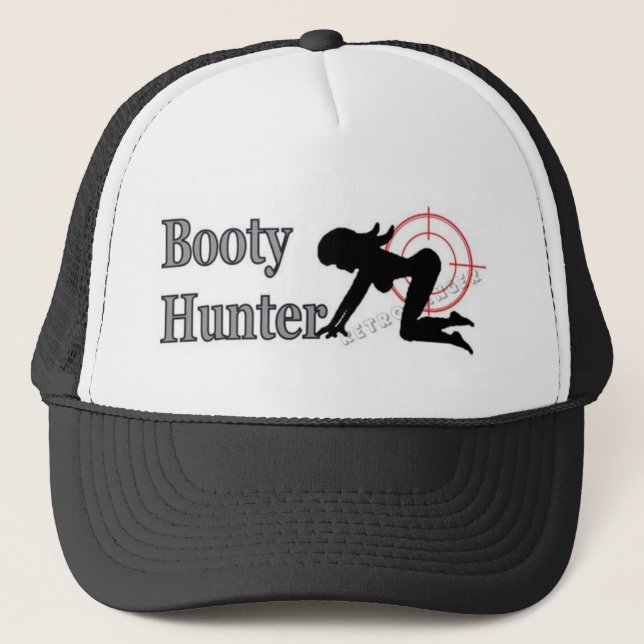 booty_hunter[1] trucker hat (Front)