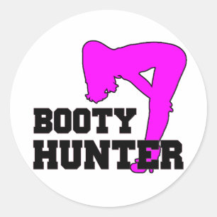 Booty Hunter Classic Round Sticker