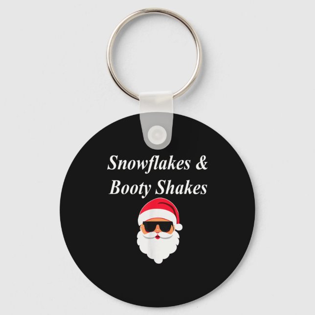 Booty Shake Christmas Funny Naughty Dirty Raunchy  Keychain (Front)