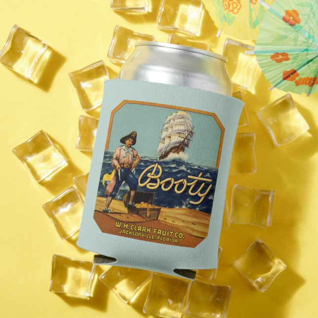 Booty | Vintage Citrus Label Can Cooler (In Situ Summer)