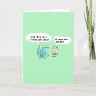 Booy Call Funny comic Carte d'anniversaire - 003