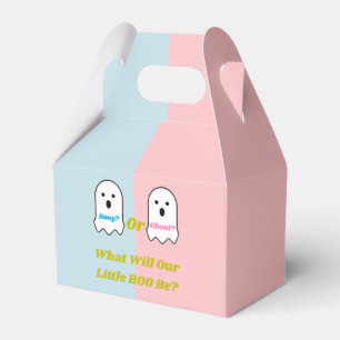 Booy or Ghoul Halloween Ghost Gender Reveal Favor Box