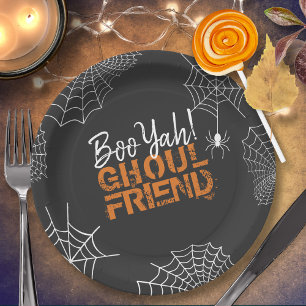 BooYah Ghoul Friend Halloween ID684 Paper Plate