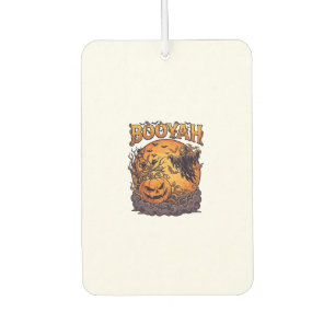 Booyah Halloween Pumpkin Grim Reaper Orange Moon_1 Air Freshener