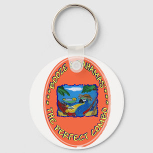 Booze and Bahamas Keychain
