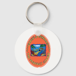 Booze and Bahamas Keychain