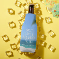 Booze Food Bad Dance Beach Wedding Favour