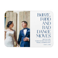 Booze Food Bad Dance Moves Wedding Thank You