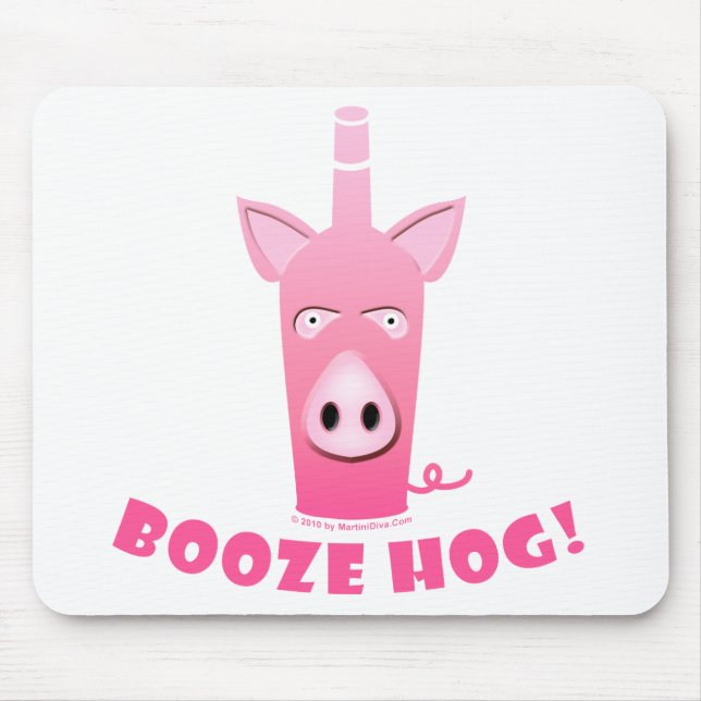 Booze Hog Mousepad (Front)