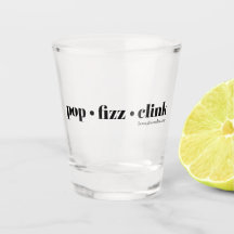 Boozy Blonde shot glass