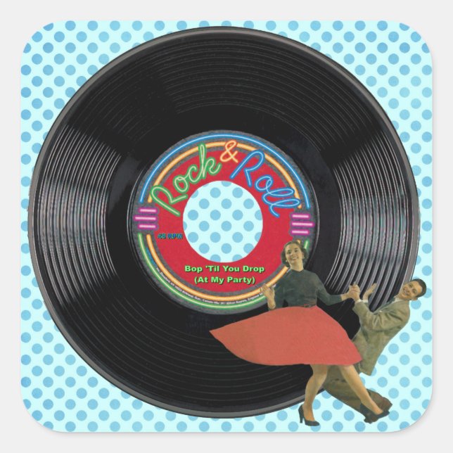 Bop 'Til You Drop Sticker (Front)