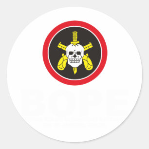 BOPE CLASSIC ROUND STICKER