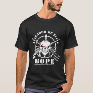 Bope Sniper Team Atirador De Elite Brazil Military T-Shirt