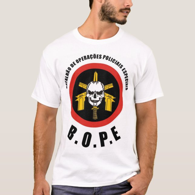 BOPE Tropa De Elite Brazilian Special Police Force T-Shirt (Front)
