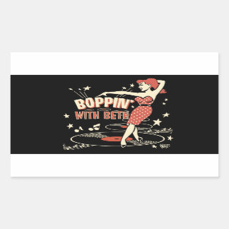 Boppin' With Beth sticker
