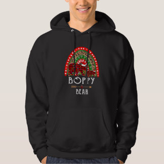 Boppy Bear Christmas Rainbow Leopard Family Christ Hoodie