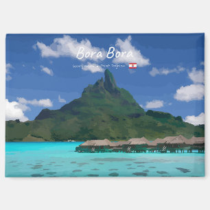 Bora Bora, French Polynesia - Beach Resort Magnet