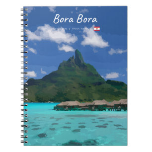Bora Bora, French Polynesia - Beach Resort Notebook