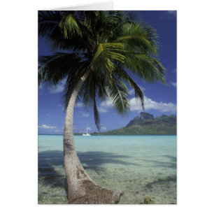Bora Bora, French Polynesia Mt. Otemanu seen