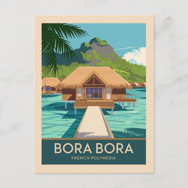 Bora Bora French Polynesia  Postcard (Front)