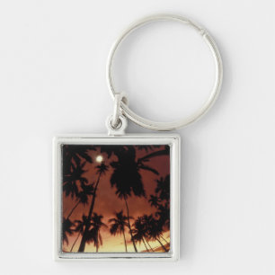 Bora Bora, French Polynesia Sunset shot through Keychain