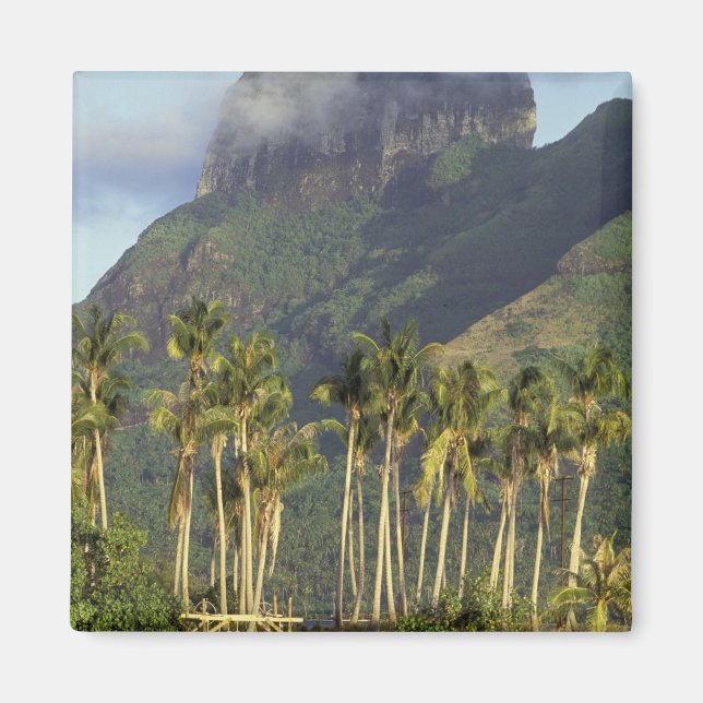 Bora Bora, French Polynesia Waterfront scene and Magnet (Front)