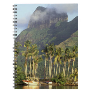 Bora Bora, French Polynesia Waterfront scene and Notebook