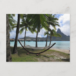 Bora Bora Hammock Postcard
