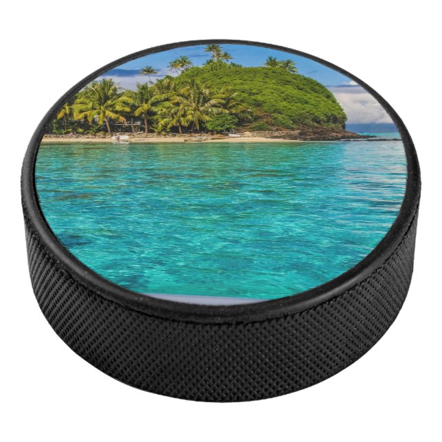 Bora Bora lagoon Hockey Puck (3/4)