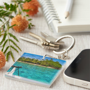 Bora Bora lagoon Keychain
