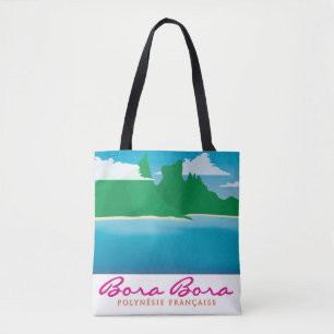 Bora bora landscape tote bag