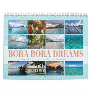 Bora Bora Polynésie française Calendrier tahit