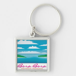 Bora Bora reef Keychain